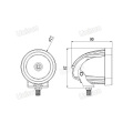 3inch 12V 15W Auxiliar CREE LED lâmpada de trabalho única lâmpada